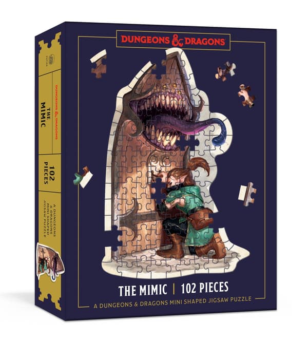 Dungeons & Dragons Mini Shaped Jigsaw Puzzle 9780593580691