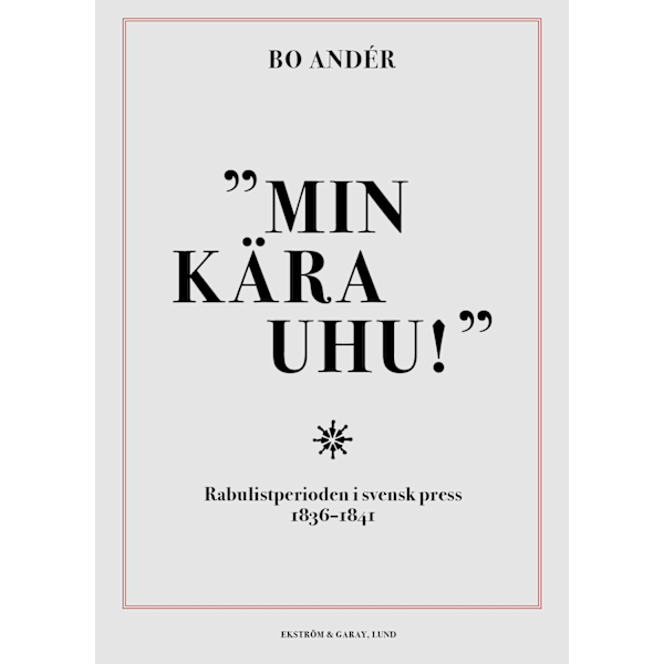 Min kära Uhu! 9789189850255