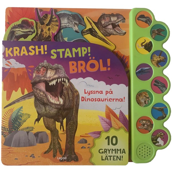 Dinosaurier - med 10 dinoljud 9788775372904
