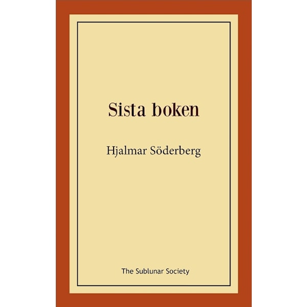 Sista boken 9789188221353