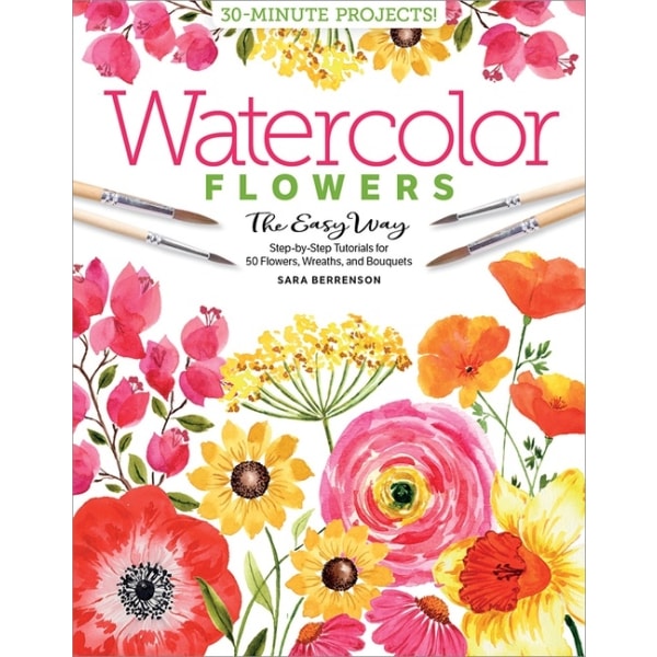 Watercolor The Easy Way Flowers 9780764362064