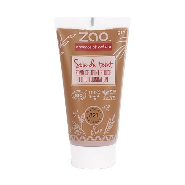 Zao  Silk Foundation 821 Tiramisu tan 3700756618210