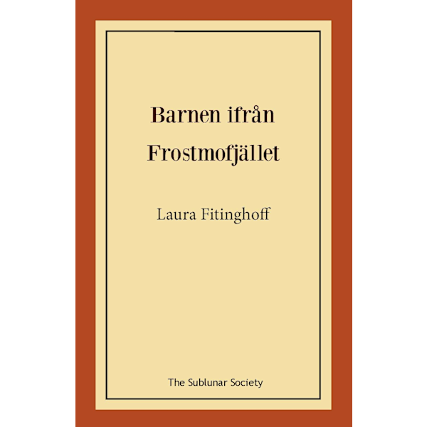 Barnen ifrån Frostmofjället 9789189235076