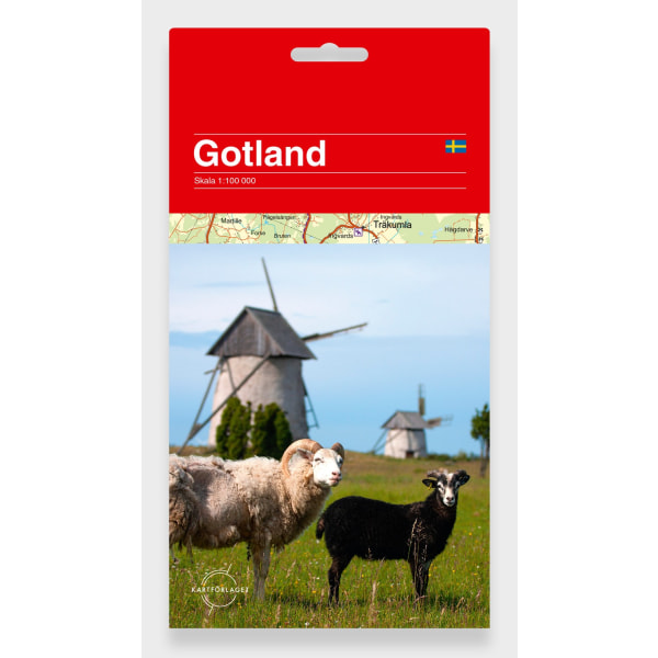 Gotland karta 1:100 000 Kartförlaget 9789189427167