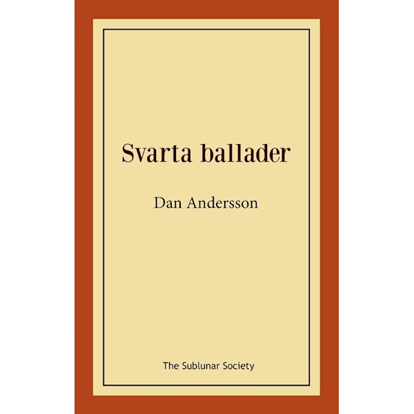 Svarta ballader 9789188221155