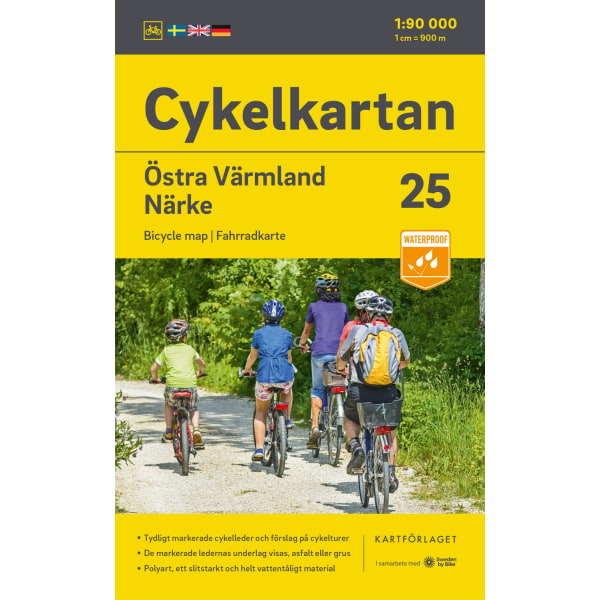 Cykelkartan Blad 25 Östra Värmland/Närke 2023-2025 9789189427419