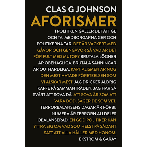 Aforismer 9789189474253