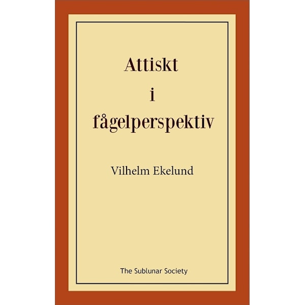 Attiskt i fågelperspektiv 9789188999665