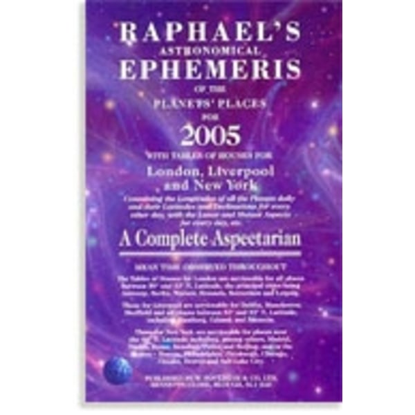 Raphael's Astrological Ephemeris (2005) Of The 9780572029500