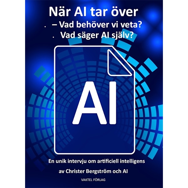 När AI tar över – vad behöver vi veta? Vad säger 9789189597181