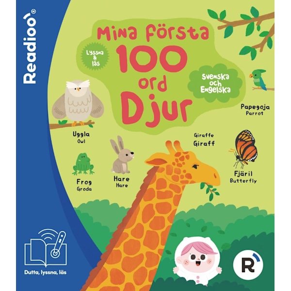 Tvåspråkig bok: Djur (sv/en) — Readioo 9789198925968