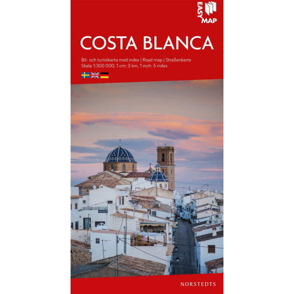 Costa Blanca EasyMap : Skala 1:300.000 9789113083582