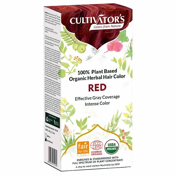 Cultivator´s Organic Hair Color - Red 8906076151962