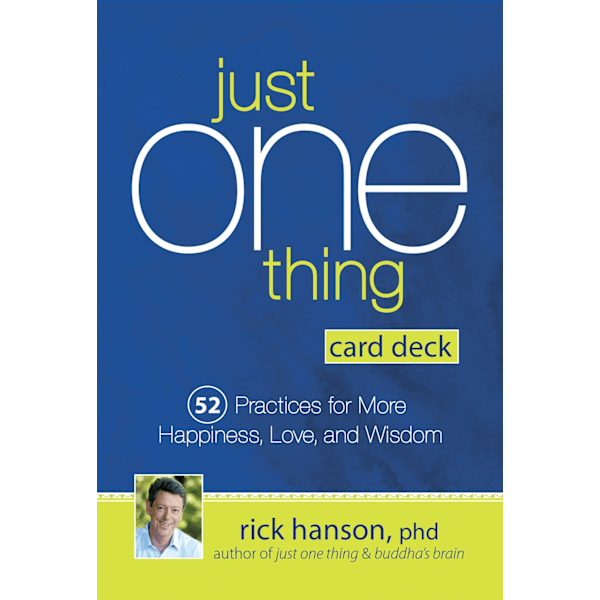 Just One Thing Card Deck: 52 PracticesJust One 9781683731085