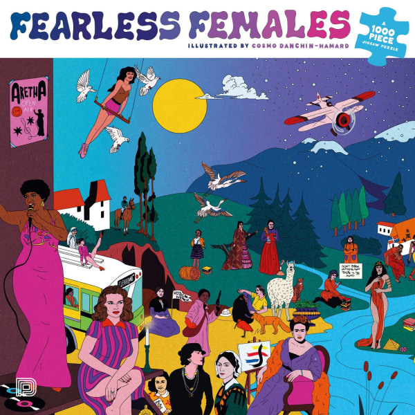 Fearless Females: A 1000 Piece Jigsaw Puzzle 9789188369727