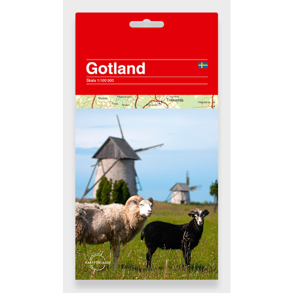 Gotland karta 1:100 000 Kartförlaget 9789189427167