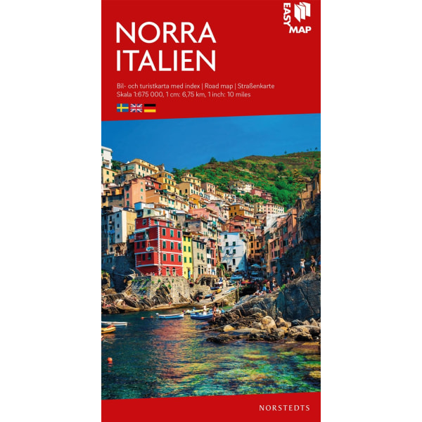 Norra Italien EasyMap : Skala 1:675.000 9789113083315