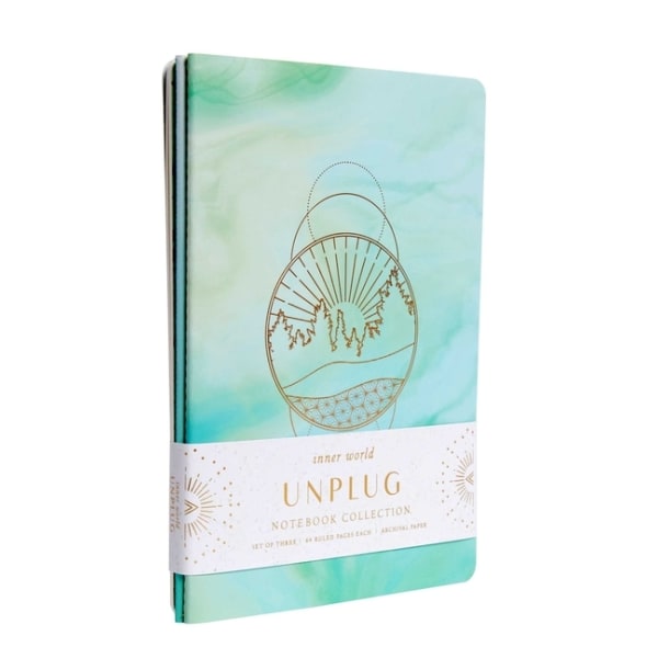 Unplug Sewn Notebook Collection (Set of 3) 9781647222192