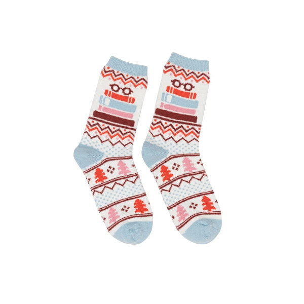 TBR Book Stack Cozy Socks - Large 9780593775509