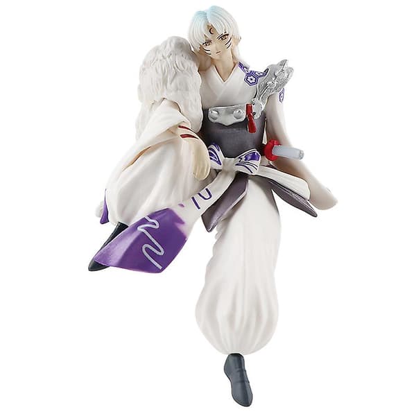 13cm Anime Inuyasha Figur Pvc Actionfigur Model Legetøj Samleobjekt Model Gave（One Size）