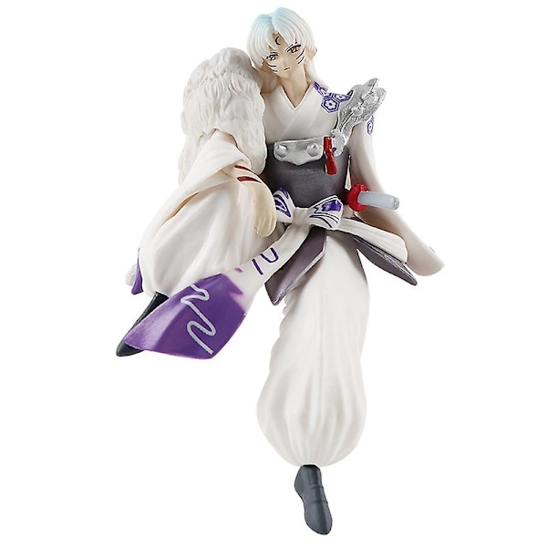 13cm Anime Inuyasha Figur Pvc Actionfigur Modell Leksaker Samlarobjekt Modell Present (En Storlek)