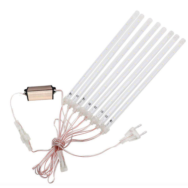 30cm Party Led Lights Dusj Regn Snøfall Juletre Hage Utendørs