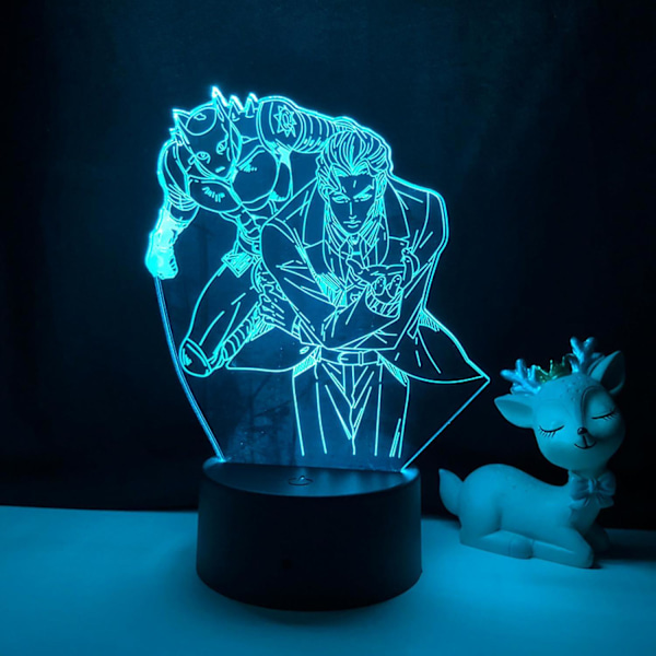 3D illusjonslampe Anime JoJo's Bizarre Adventure Ni