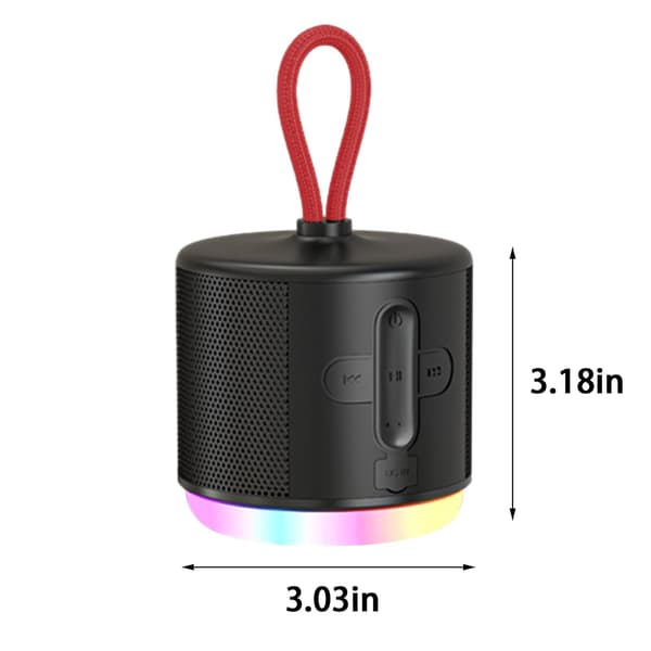 Bærbare Bluetooth-høyttalere, 7 timers spilletid, 20 meters Bluetooth-rekkevidde, forbedret bassmikrofon