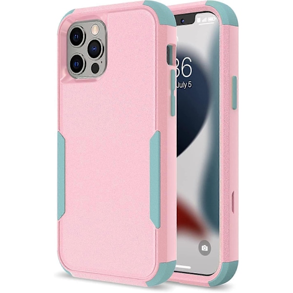 Fodral Designad för iPhone 13 Pro Max, Robust Stötsäker Skyddande Tre-Lagert Telefon Bumper Cover med Helkropps Gummipansar Bumper Dropproof Pro