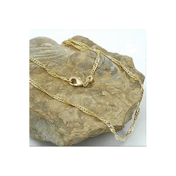 Halsband 2.3mm Singapore Kedja Guldpläterad Amd 42cm - Gl244350-42