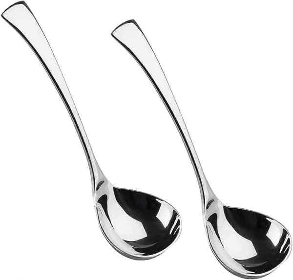 7,6 tum Gravy Sked 18/10 Rostfritt Stål Soppslev, Set om 2