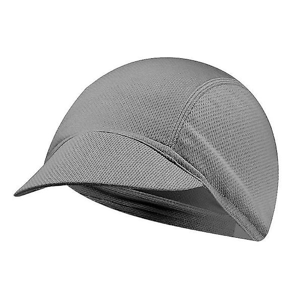 Utomhus Sport Kep Anti Uv Mesh Solid Färg Kep Utomhus Cykling Huvudbonad（Vit）