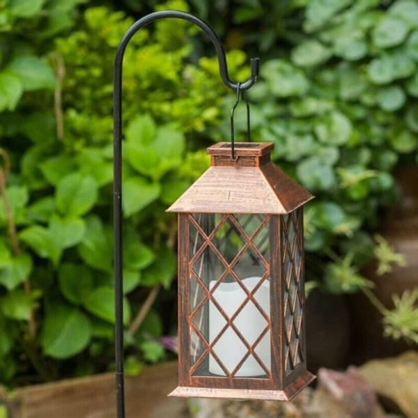 Solar Lantern Solar Lantern for Outdoor LED Garden Lantern Solar Lamp with Candles
