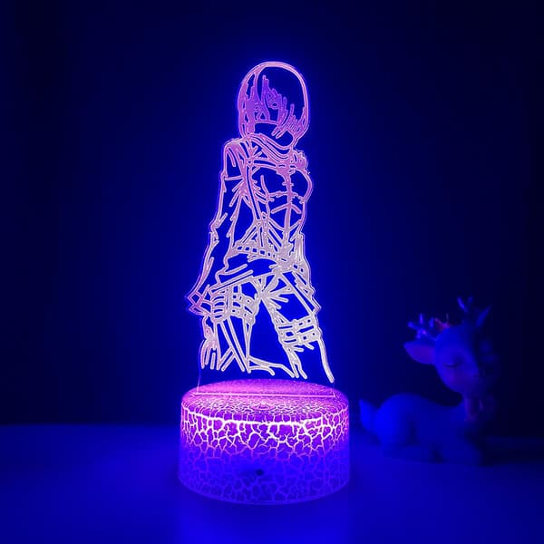 3D Anime Figur Natlampe Illusion Lampe Remot