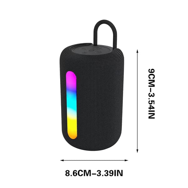Ny multifunktionel Bluetooth-højttaler 319 trådløs subwoofer-kortindsættelse gave Bluetooth-højttaler（One Size，A）