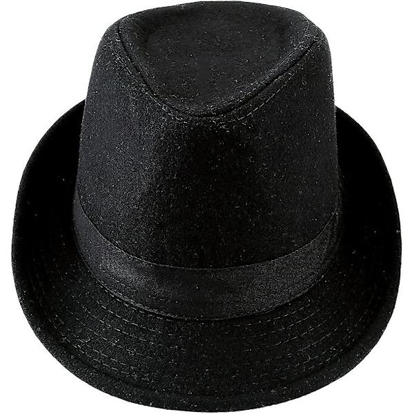 Kort brem bowlerhatt for menn/kvinner