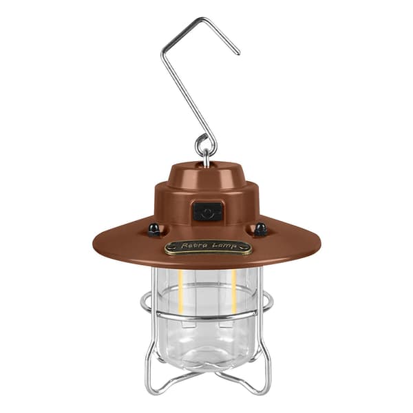 Ny bærbar retro campinglampe