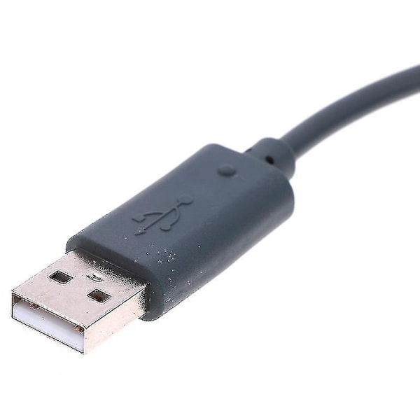 Trådlös handkontroll USB-adapterkabel för Xbox 360 grå 23 cm (en storlek)