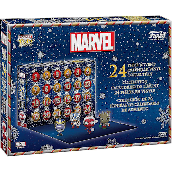 2023 Funko Pop! Adventskalender: Marvel - Jul, Flerfärgad, One Size