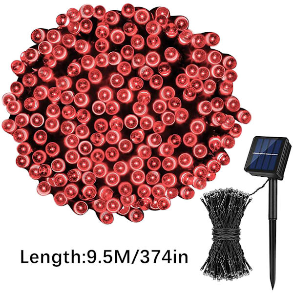 Udsalg LED Solar String Lights Julekrans Bryllup Dekoration Lys