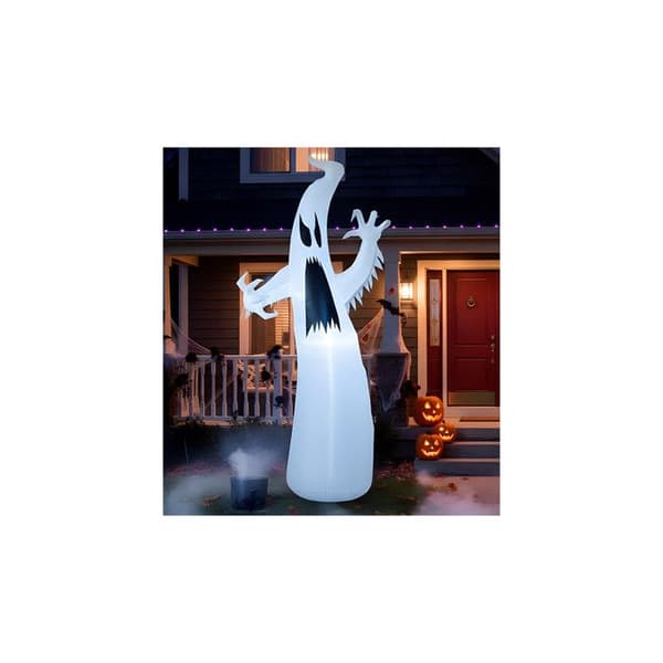 Uppblåsbart Spöke - Widmann - 244 cm - Med Belysning - Halloween Dekoration - Läskigt