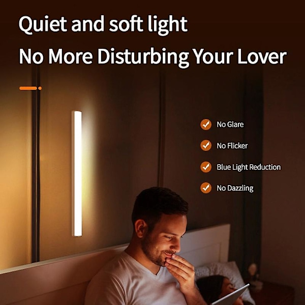 Lys Vegglamper Led Nattlys Toalettlys Baby Soveromlys Sengelampe Baklys Verandalys Trappelys Infrarød Sensor Natt Li