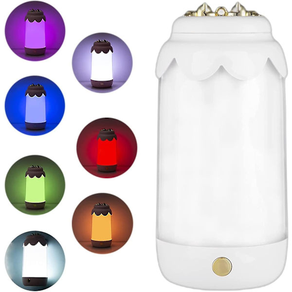 Led nattlampa batteridriven USB-port RGB färgförändrande söt katt modern vardagsrum