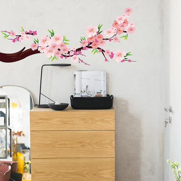 En uppsättning vackra blommiga väggdekaler - Väggdekor