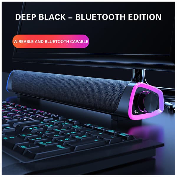Bluetooth-højttaler Bluetooth-højttaler, computerhøjttaler, dobbelt højttaler desktop lyd subwoofer udsalg