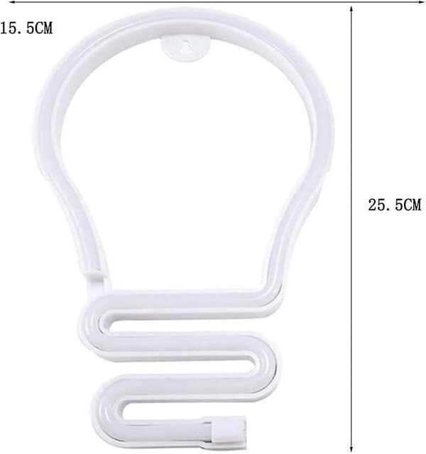 Neon skyltarNeon väggskyltNeonljus för sovrum barnrum hotell Batteri/USB-driven (varmvit)