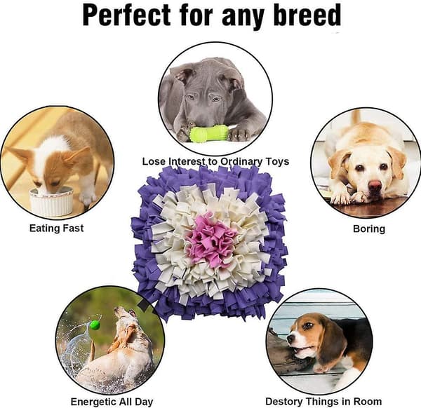 Snusemåtte Hund Lugtøvelse Snusemåtte Fodermåtte Træningsmåtte Til Kæledyr Hunde Katte
