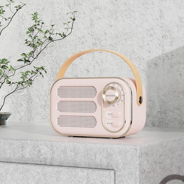 Bluetooth-högtalare, bärbar, trådlös, multifunktionell, mini, bärbar FM-radio, Bluetooth-högtalare, USB, TF, AUX, inomhus, utomhus, retrodesign, trådlös högtalare