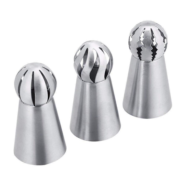 Rustfritt stål russisk ball konditornozzle