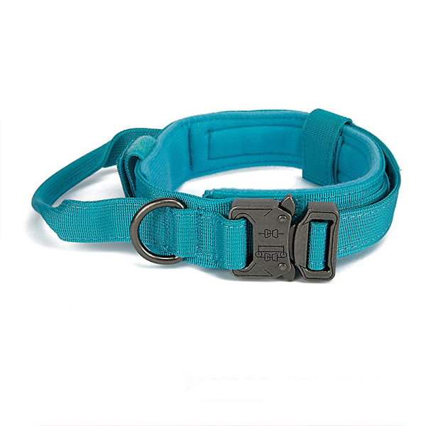 Tactical collar for medium dogs heavy dog collars with handles and metal